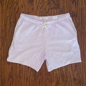 Pacsun Men’s Mauve Colorblock Fleece Volley Sweat Shorts | Size Medium